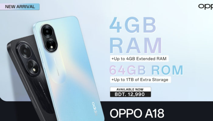 সুবিধাজনক দামে অপো ‘এ১৮’ এর নতুন ভার্সন সুবিধাজনক দামে অপো ‘এ১৮’ এর নতুন ভার্সন