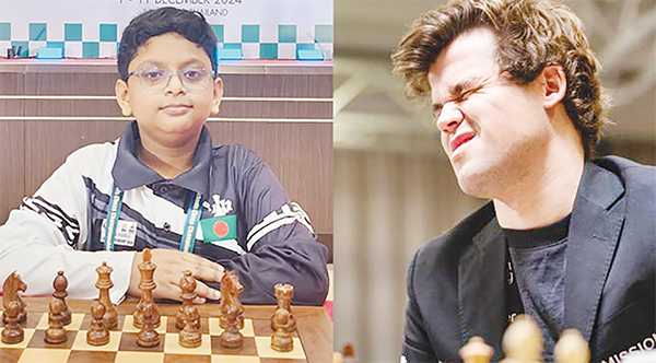 পাঁচবারের বিশ্ব চ্যাম্পিয়নকে হারাল বাংলাদেশি বালক