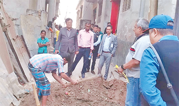মানিকনগর ও রামপুরায় অবৈধ গ্যাস সংযোগ বিচ্ছিন্ন