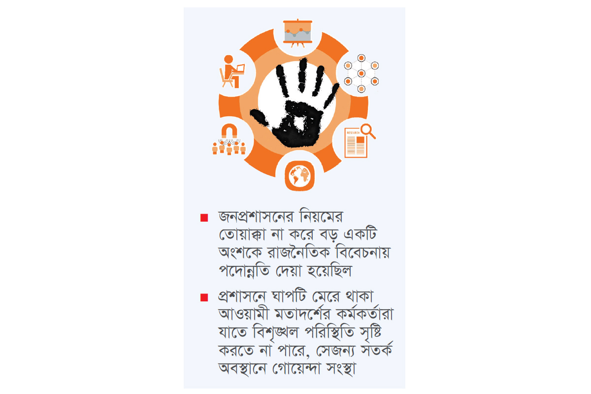 প্রশাসনকে আওয়ামীমুক্ত করতে কঠোর অবস্থানে সরকার