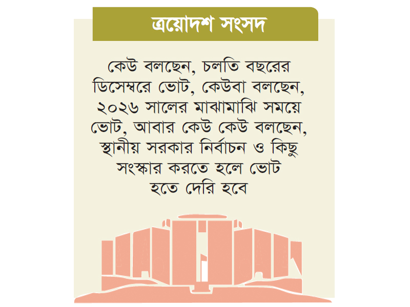 নির্বাচন আসলে কবে