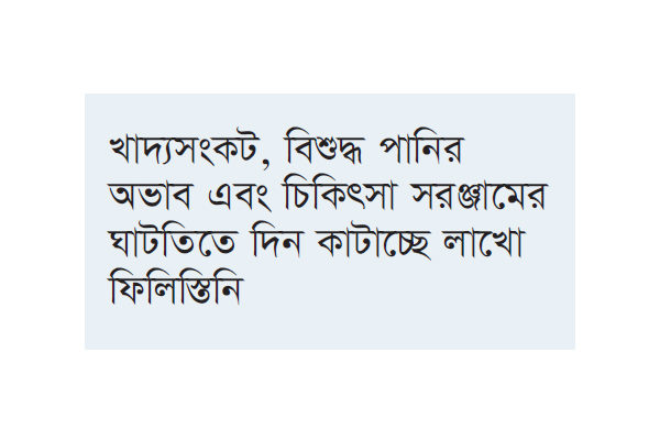 রমজানে গাজায় সহায়তা বাড়াচ্ছে আরব আমিরাত