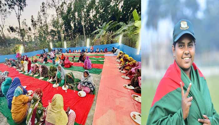 প্রতিদিন ২০০ মানুষকে ইফতার করান ক্রিকেটার বীথি