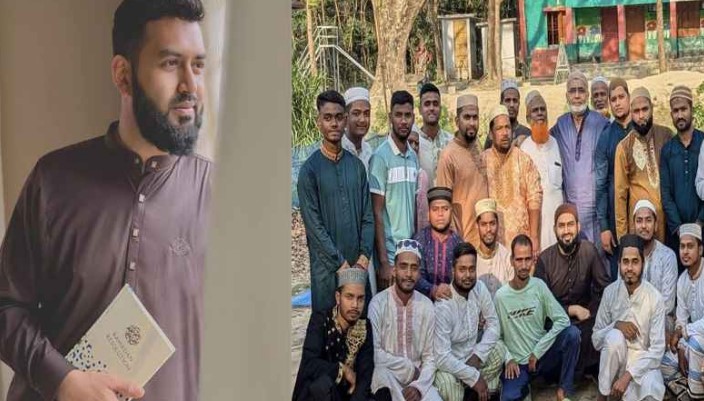 গ্রামবাসীকে নিয়ে ঈদগাহে নামাজের যে উদ্যোগ নিলেন অভিনেতা  তামিম