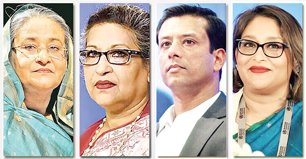 হাসিনা-জয়-রেহানার ১২৪ অ্যাকাউন্ট অবরুদ্ধ
