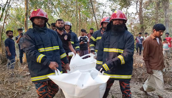 মতলবে বসতঘরে আগুন লেগে মানসিক ভারসাম্যহীন যুবক নিহত