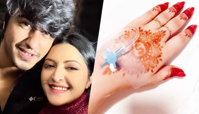 পরীমণির হাতে মেহেদী রাঙা ‘এস’, ভক্তরা বলছেন ‘শেখ সাদী’
