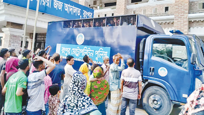 রংপুরে অপহরণকারীকে ছিনিয়ে নেয়ার অভিযোগে গ্রেপ্তার ২২