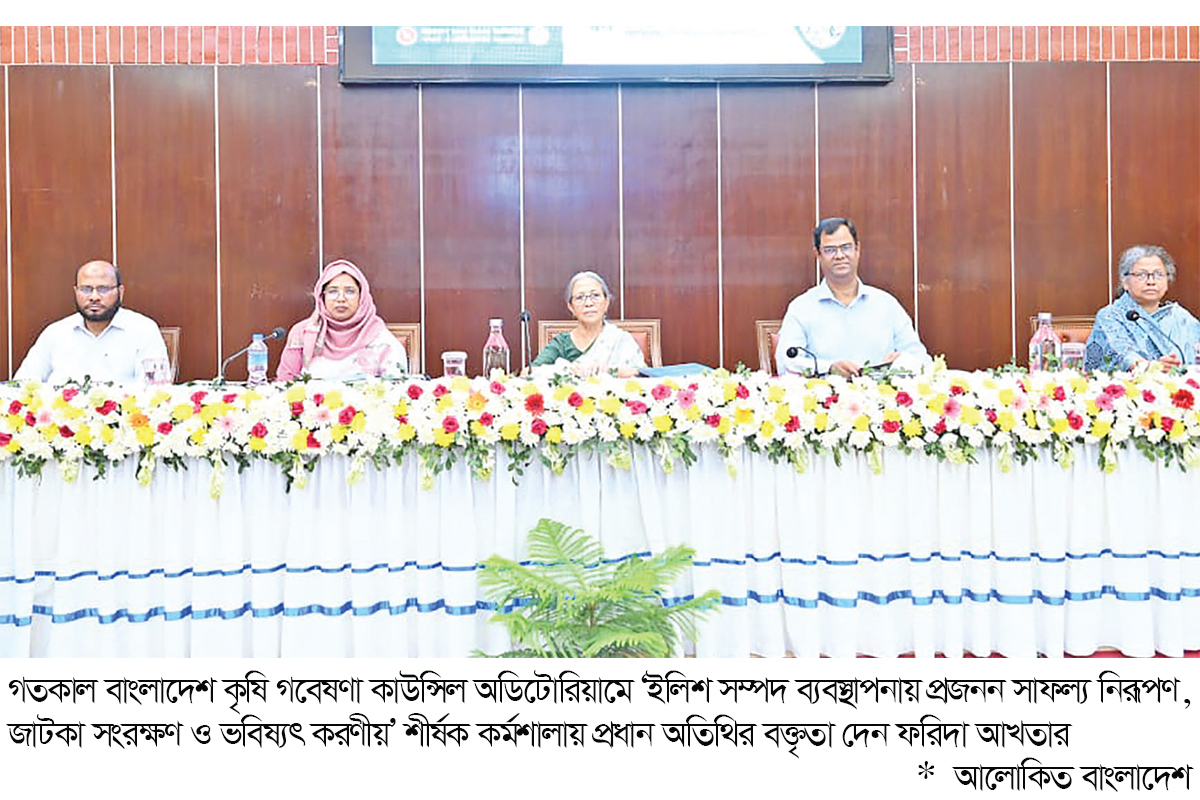 ইলিশকে আন্তর্জাতিকভাবে তুলে ধরতে হবে