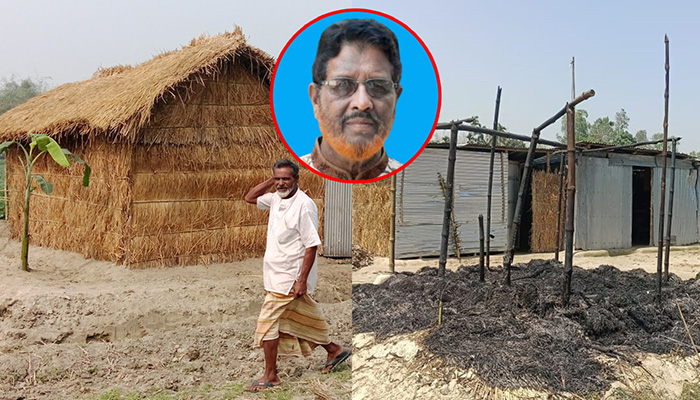 পুলিশকে বাড়ি দেখিয়ে দিয়ে মামলার আসামী বিএনপি নেতা !