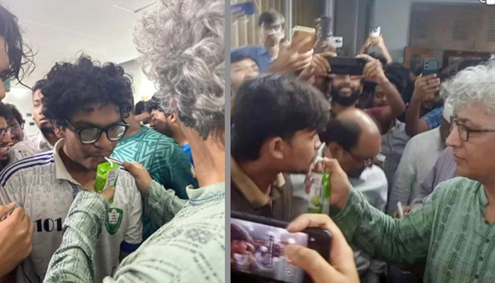 ৫৮ ঘণ্টা পর অনশন ভাঙলেন কুয়েটের শিক্ষার্থীরা