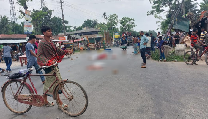 সাতক্ষীরায় বাসের ধাক্কায় মা-ছেলের মৃত্যু, বাবা-মেয়ে আহত