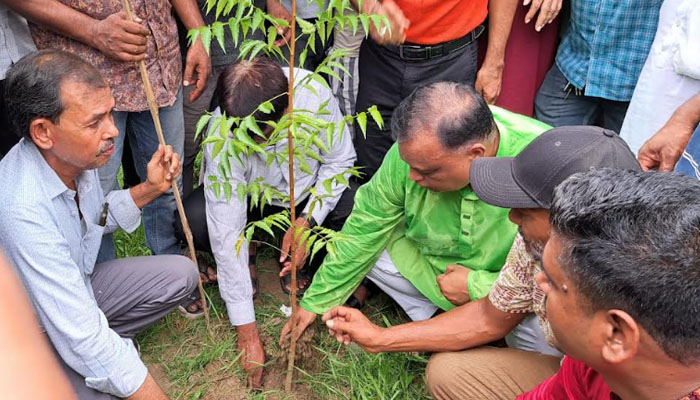 রাজবাড়ীতে শহীদদের স্মরণে বিএনপির বৃক্ষরোপণ রাজবাড়ীতে শহীদদের স্মরণে বিএনপির বৃক্ষরোপণ