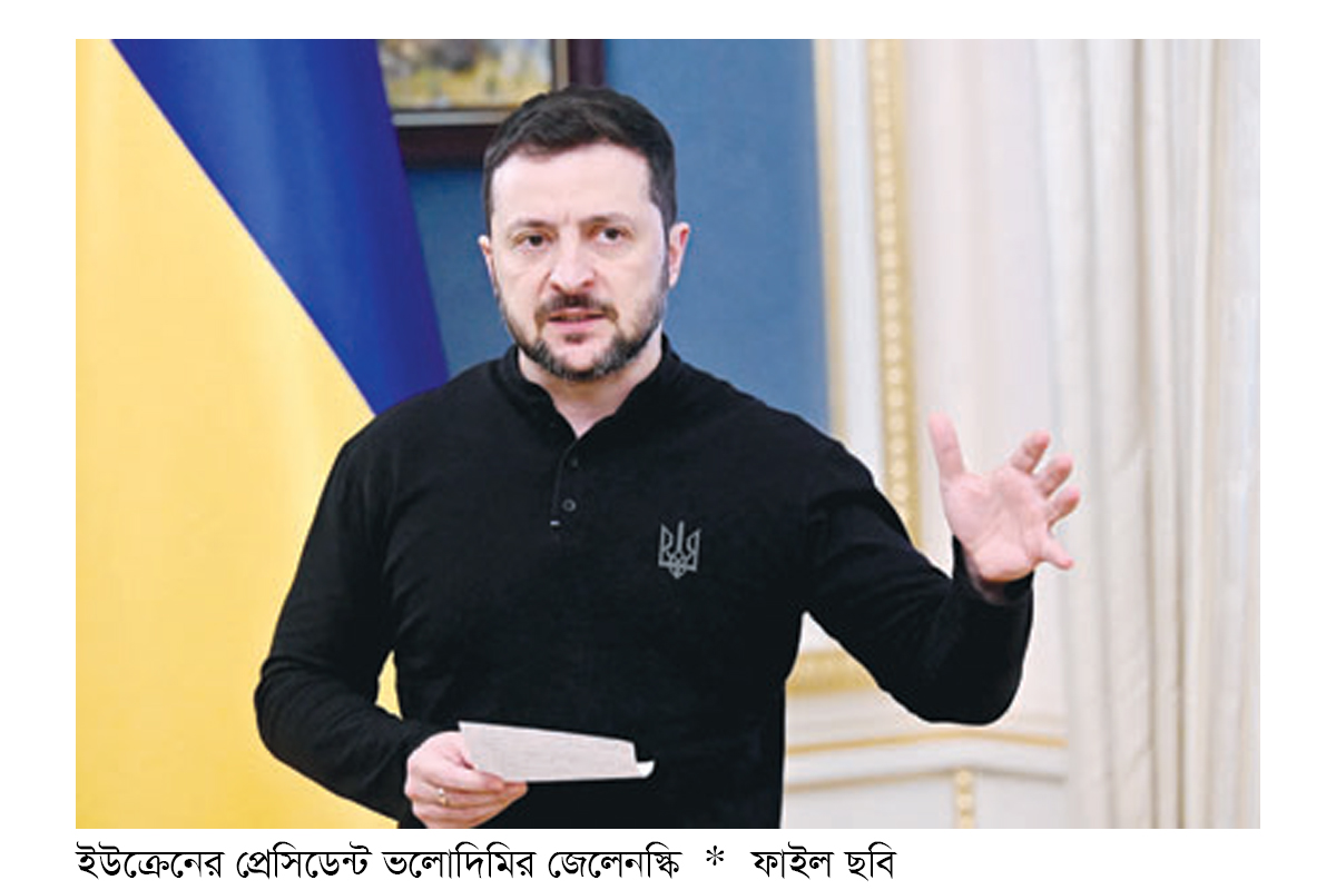 পুতিনের সঙ্গে সরাসরি বৈঠক চান জেলেনস্কি
