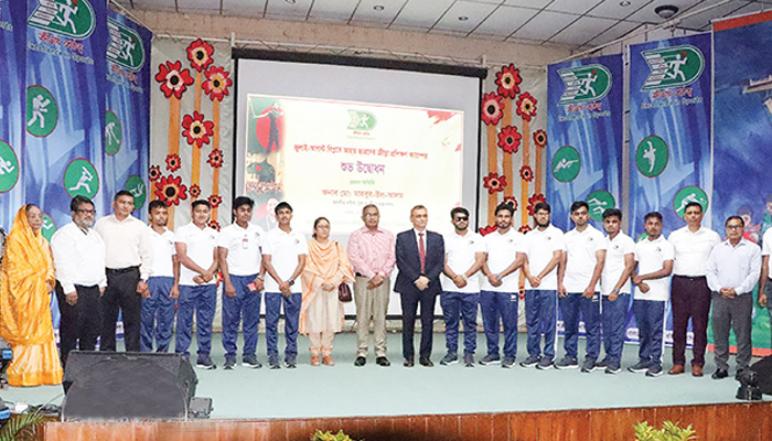 বিকেএসপিতে জুলাই বিপ্লবে আহত শিক্ষার্থীদের প্রশিক্ষণ ক্যাম্প শুরু বিকেএসপিতে জুলাই বিপ্লবে আহত শিক্ষার্থীদের প্রশিক্ষণ ক্যাম্প শুরু