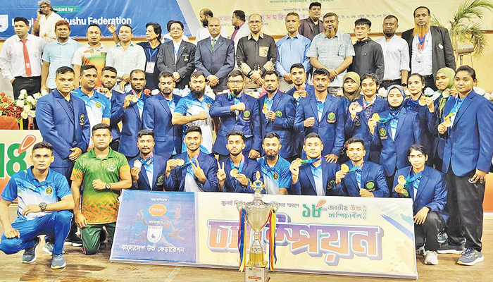 জাতীয় উশু প্রতিযোগিতায় সেনাবাহিনী চ্যাম্পিয়ন জাতীয় উশু প্রতিযোগিতায় সেনাবাহিনী চ্যাম্পিয়ন