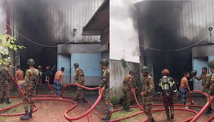 মানিকগঞ্জে প্লাস্টিক কারখানায় অগ্নিকাণ্ড, ৬০ কোটি টাকা ক্ষতির আশঙ্কা