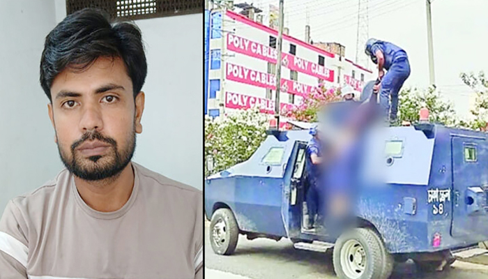 এপিসি থেকে ফেলে আন্দোলনকারীর মৃত্যু নিশ্চিতের ঘটনায় অভিযুক্ত এএসআই গ্রেফতার এপিসি থেকে ফেলে আন্দোলনকারীর মৃত্যু নিশ্চিতের ঘটনায় অভিযুক্ত এএসআই গ্রেফতার