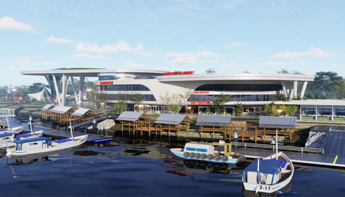 চাঁদপুরে আধুনিক ইলিশ অবতরণ কেন্দ্র স্থাপনে কার্যক্রম শুরু চাঁদপুরে আধুনিক ইলিশ অবতরণ কেন্দ্র স্থাপনে কার্যক্রম শুরু