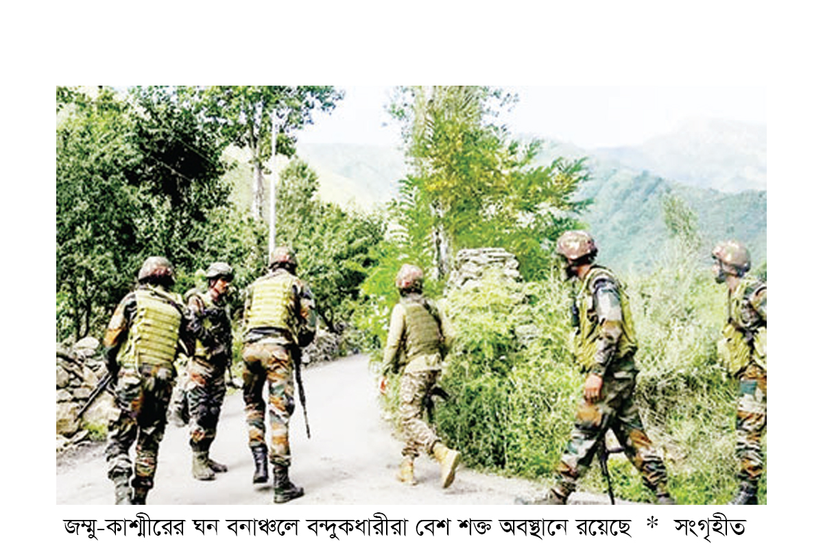 জম্মু-কাশ্মীরে গোলাগুলিতে দুই ভারতীয় সেনা নিহত