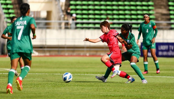 দ. কোরিয়ার কাছে ৬-১ গোলে বিধ্বস্ত বাংলাদেশ দ. কোরিয়ার কাছে ৬-১ গোলে বিধ্বস্ত বাংলাদেশ