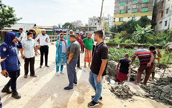 অবৈধ গ্যাস সংযোগ উচ্ছেদে অভিযান
