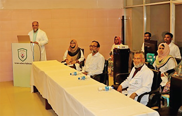 ক্লিনিক্যাল অনকোলজি বিভাগে রেডিওথেরাপির চার্ট রাউন্ড চালু