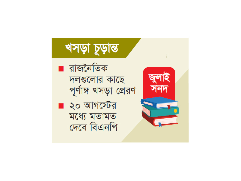 জুলাই সনদেই নির্বাচন চায় জামায়াত এনসিপি, ভিন্ন অবস্থানে বিএনপি জুলাই সনদেই নির্বাচন চায় জামায়াত এনসিপি, ভিন্ন অবস্থানে বিএনপি