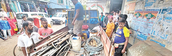 অবৈধ গ্যাস সংযোগ উচ্ছেদে অভিযান