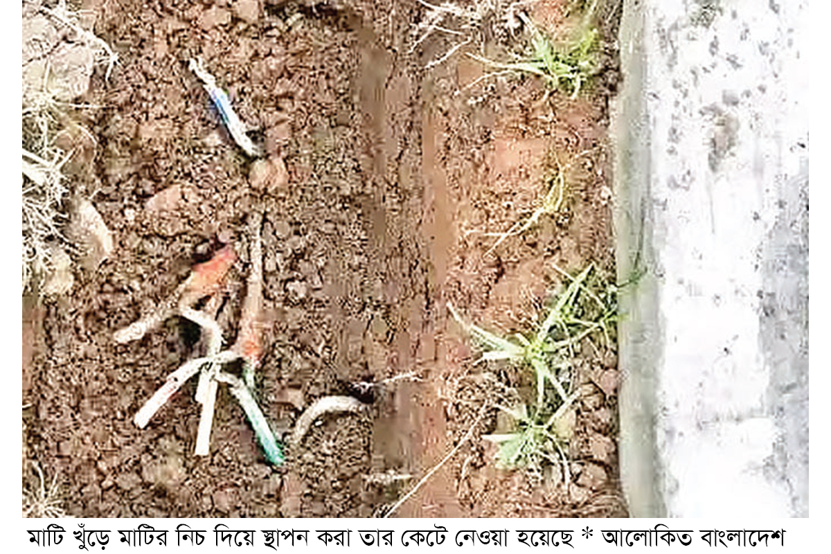 উদ্বোধনের পরদিনই ভাসানী সেতুর বিদ্যুতের তার চুরি