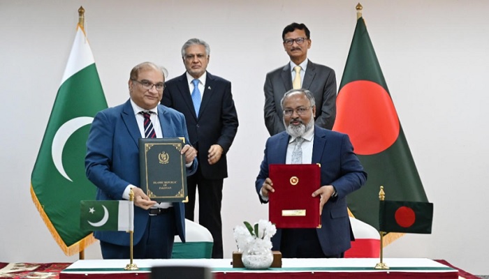 বাংলাদেশ-পাকিস্তানের মধ্যে এক চুক্তি ও ৫ সমঝোতা সই বাংলাদেশ-পাকিস্তানের মধ্যে এক চুক্তি ও ৫ সমঝোতা সই