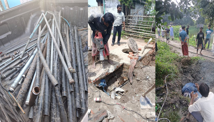 অবৈধ গ্যাস সংযোগ উচ্ছেদে তিতাসের অভিযান অব্যাহত অবৈধ গ্যাস সংযোগ উচ্ছেদে তিতাসের অভিযান অব্যাহত