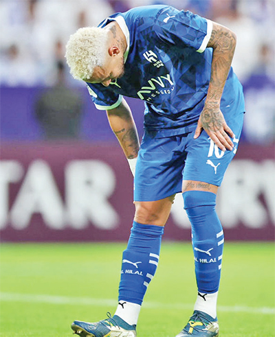 ফের ইনজুরিতে নেইমার ফের ইনজুরিতে নেইমার