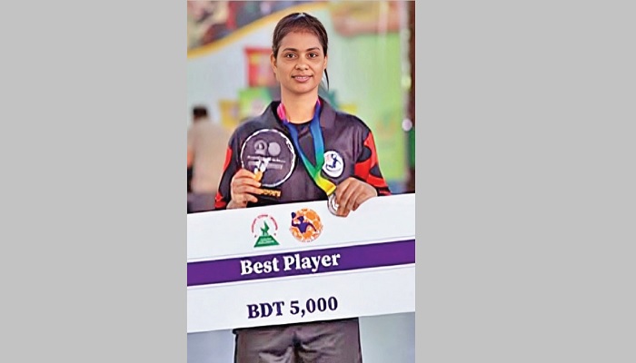 নারী হ্যান্ডবলে স্বর্ণ জিততে চান রুবিনা নারী হ্যান্ডবলে স্বর্ণ জিততে চান রুবিনা