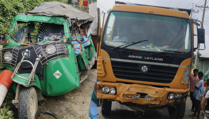 কিশোরগঞ্জে ট্রাক চাপায় অটোরিকশাচালক নিহত কিশোরগঞ্জে ট্রাক চাপায় অটোরিকশাচালক নিহত