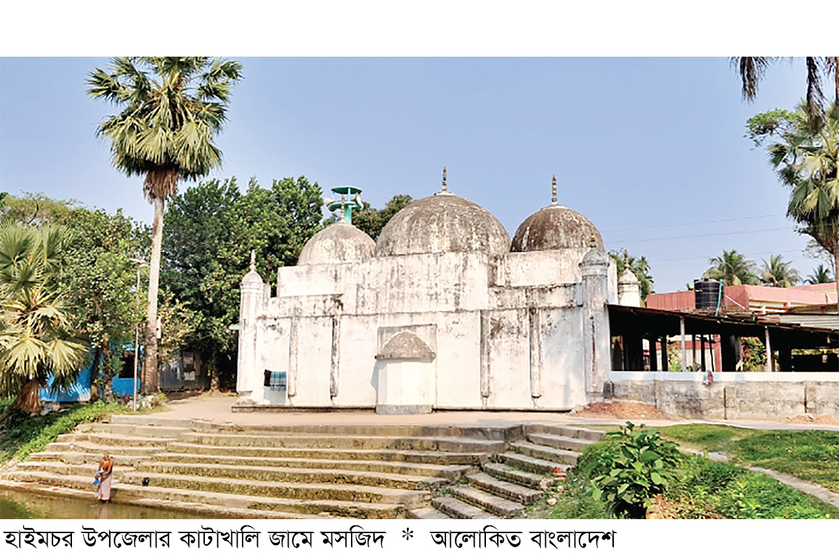 শত বছরের ঐতিহ্য বহন করছে কাটাখালি মসজিদ শত বছরের ঐতিহ্য বহন করছে কাটাখালি মসজিদ