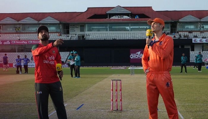 টস জিতে ফিল্ডিংয়ে বাংলাদেশ, একাদশে দুই পরিবর্তন টস জিতে ফিল্ডিংয়ে বাংলাদেশ, একাদশে দুই পরিবর্তন