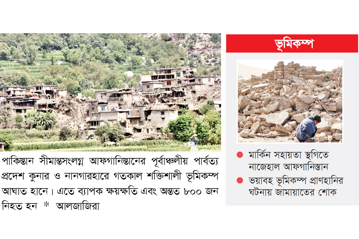 লন্ডভন্ড আফগানিস্তান, নিহত ৮০০