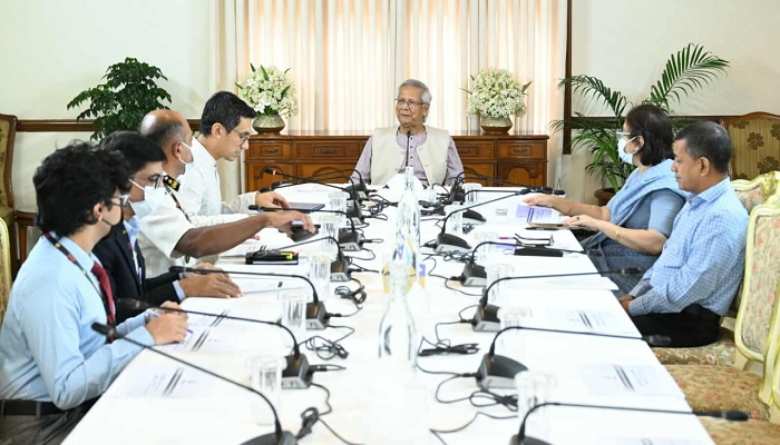 গভীর সমুদ্র বন্দরের সঙ্গে গড়তে হবে ব্লু ইকোনমি: প্রধান উপদেষ্টা গভীর সমুদ্র বন্দরের সঙ্গে গড়তে হবে ব্লু ইকোনমি: প্রধান উপদেষ্টা