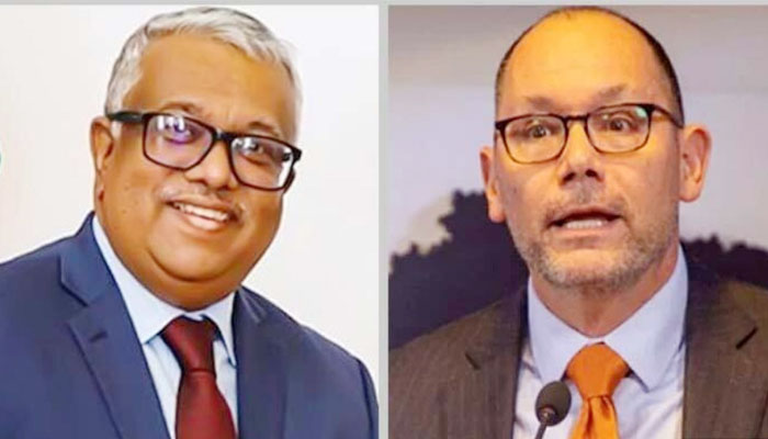 ঢাকায় ফিরে পররাষ্ট্র সচিবের সঙ্গে বৈঠকে পিটার হাস ঢাকায় ফিরে পররাষ্ট্র সচিবের সঙ্গে বৈঠকে পিটার হাস