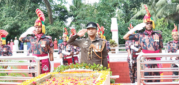 বীরশ্রেষ্ঠ নূর মোহাম্মদ শেখের শাহাদাতবার্ষিকী পালন করল বিজিবি
