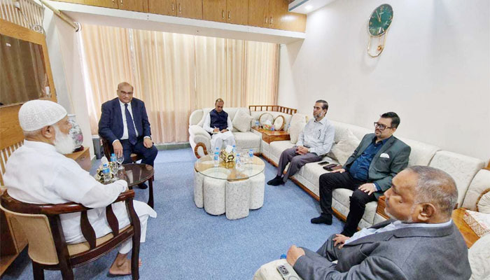 বসুন্ধরায় জামায়াত কার্যালয়ে পাকিস্তান হাইকমিশনারের মতবিনিময় বসুন্ধরায় জামায়াত কার্যালয়ে পাকিস্তান হাইকমিশনারের মতবিনিময়