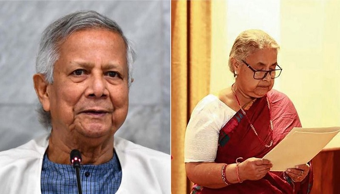 নেপালের নতুন প্রধানমন্ত্রী সুশীলা কার্কিকে ড. ইউনূসের অভিনন্দন নেপালের নতুন প্রধানমন্ত্রী সুশীলা কার্কিকে ড. ইউনূসের অভিনন্দন