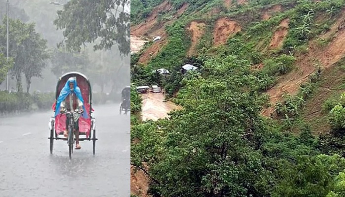 ঢাকাসহ ৬ বিভাগে অতি ভারী বৃষ্টির সতর্কতা, ভূমিধসের শঙ্কা ঢাকাসহ ৬ বিভাগে অতি ভারী বৃষ্টির সতর্কতা, ভূমিধসের শঙ্কা
