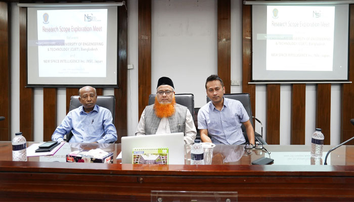 স্যাটেলাইট প্রযুক্তি জাতীয় উন্নয়ন ও নিরাপত্তায় সহায়ক: চুয়েট ভিসি স্যাটেলাইট প্রযুক্তি জাতীয় উন্নয়ন ও নিরাপত্তায় সহায়ক: চুয়েট ভিসি