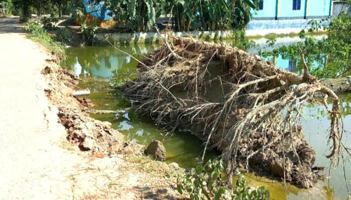 সিরাজগঞ্জের ৩ সড়কের বেহাল দশা, এলাকাবাসীর চরম দূর্ভোগ