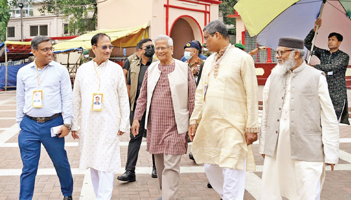 ধর্ম-দল-মত নির্বিশেষে সবাই মিলে আমরা এক পরিবার : প্রধান উপদেষ্টা ধর্ম-দল-মত নির্বিশেষে সবাই মিলে আমরা এক পরিবার : প্রধান উপদেষ্টা