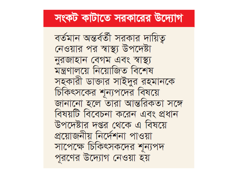 শিগগিরই যোগদান করছেন ৩৫০০ চিকিৎসক