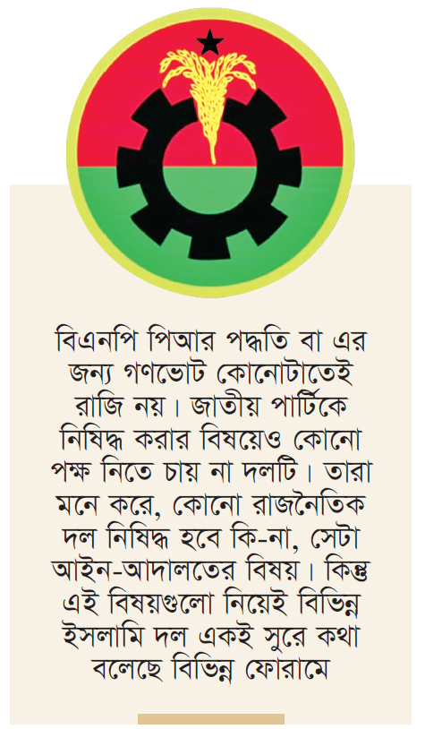 আন্দোলনে সাত দল চ্যালেঞ্জে বিএনপি