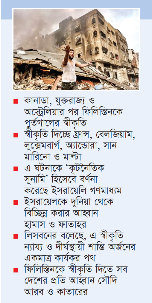 কূটনৈতিক সুনামির মুখে ইসরায়েল